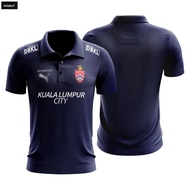 KUALA LUMPUR CITY FC Microfiber Travel Polo Jersey Piala Malaysia Liga Super│KL City FC Jersi Kolar