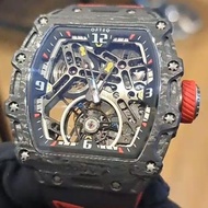jam tangan OFTEQ HADES Carbon Fiber Tourbillion Watch black limited