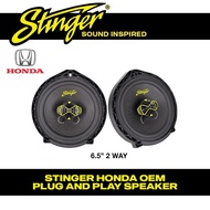 100%Original Stinger 6.5" Honda Oem Speaker Plug & Play City Jazz Civic Brv Hrv Crv