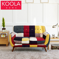 KOOLA Scandinavian Sofa Set Nordic Velvet Sofa 3 Seater Comfort Cushion Sofa L Shape Premium Modern Kerusi Sofa Ikea
