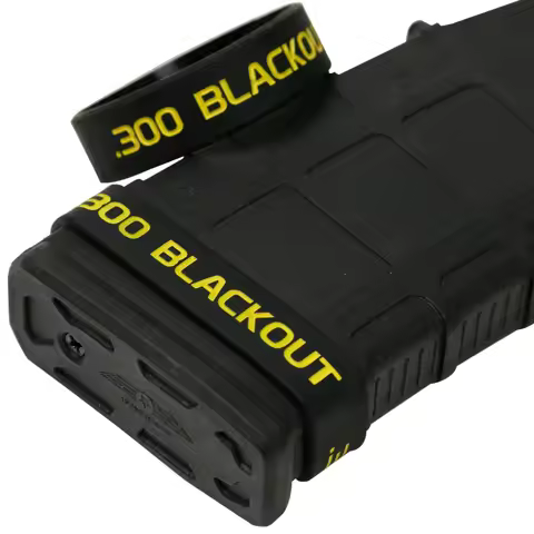 6 Pack Magazine Marking Band for 5.56 Nato 300 Blackout .223 REM 7.62x35 mm 300 AAC BLK Magazine Mar
