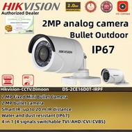 Hotyindao53366338 Hikvision 2MP HD IR High quality Bullet CCTV Camera outdoor Wired Night Vision Analog Camera