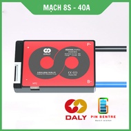Mạch 8S 24V/29.2V 40A Daly Cân Bằng và Bảo Vệ Pin Sắt 3.2V Có Cảm Biến Nhiệt NTC