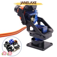 JANELAXE932QW 1Sets Two Axis PTZ, SG90 MG90s 9g Ultrasonic Aerial Model Steering Gear Pan Tilt, Dura