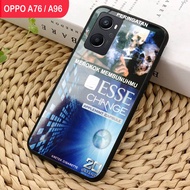 Softcase Glass Kaca OPPO A76 A96 - Casing Hp OPPO A76 A96 - C08 - Pelindung hp OPPO A76 A96 - Case Handphone OPPO A76 A96 - Casing Handphone OPPO A76 A96 - Softcase oppo A76 A96 - Silikon handphone OPPO A76 A96.
