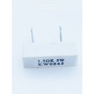 10 pcs 1k5 5 watt block resistors Original