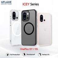 UFLAXE ICEY - For OnePlus 13T / OnePlus 13S Case - CLEAR ANTI-YELLOW Matte Shockproof Hard Case, Ant