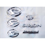 LOGO SIRION DEPAN BELAKANG KERETA PERODUA MYVI /Emblem Daihatsu logo sirion Perodua Frot & Rear Logo
