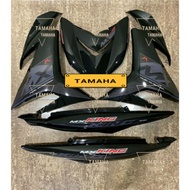 Yamaha Y15 Y15zr V1 V2  Mx King 2017 black hitam cover set  free emblem(×4)