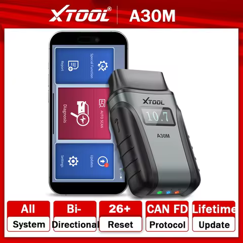 XTOOL Anyscan A30M Car OBD2 Diagnostic Tool Bidirectional Scanner Wireless BT Tool for Android iPhon