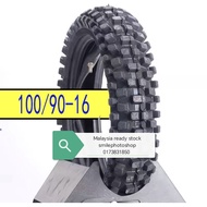 Scambler Dirt bike tire 100/90-16 rugged tread for off-road use