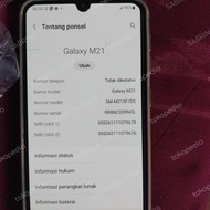 samsung m21 second