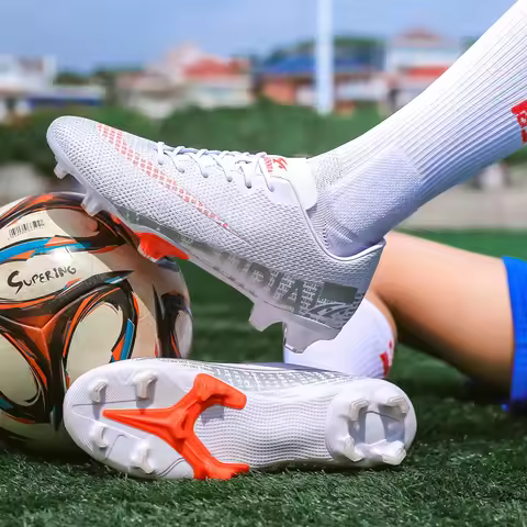 Men Professional Original Society Football Boot Artificial Grass Training Futsal Court Football Boot