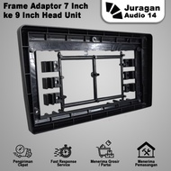 Universal 7" Inch to 9 Inch Android Double Din Adapter Frame