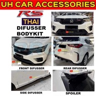 HONDA CITY HATCHBACK 2022 THAI RS DIFFUSER BODYKIT LIP WITH PAINT