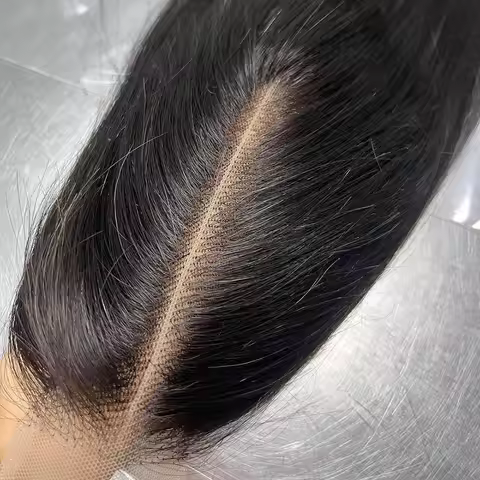 2x6 Lace Closure Straight 100% Human Hair Kim K Free Part Closure HD Transparent Straight Lace Closu