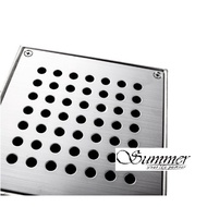 304 STEEL OUTDOOR / INDOOR FLOOR TRAP GRATING FLOOR GRATING/ SCREW FLOOR TRAP 15X15 CM 6"