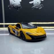 McLaren P1 1: 24 Alloy Car Model, Starlight Yellow Version, Detail Restore, Door