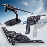 Alloy Metal B2 Spirit Stealth Jet B-2A Stealth Bomber Diecast Model Alloy Military Aircraft with Sou