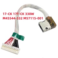 New For HP 17-CK 17T-CK000 17-CK1020NR DC Power Jack charging M45544-S32