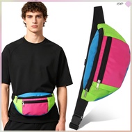 90 S Accessories for Women 80s Theme Party Decorations 90s Retro Contrast Belt Bag  junshaoyipin
