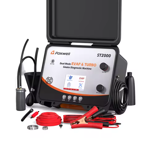 FOXWELL ST2000 Automotive EVAP Turbo Systems Smoke Machine Built-in Air Pump Dual Mode Leak Tester C