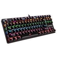 Yunguo Fruit K7Office Computer Mechanical Wired Keyboard ABS Key cap87Key Gaming Esports Luminous Ke