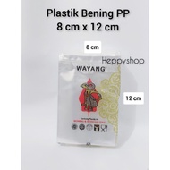 PP Clear Plastic 8 cm x 12 cm
