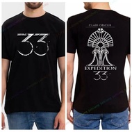 Claire Obscur Expedition 33 Shirt Fun Game Expedition 33 T-shirt Lengan pendek Leher bulat Kasual Fe