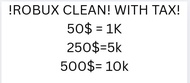ROBUX CLEAN 交货快质 白R