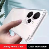 Shockproof Airbag Silicone Soft Phone Case For Realme 15 Pro 15T 15X C85 Pro C71 Note 70 70T Transpa