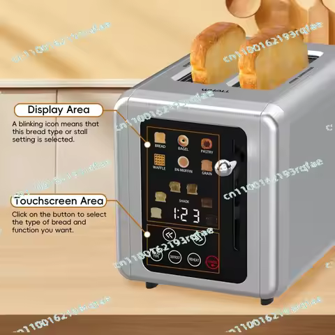 Professional 2 Slices Mini Toast Breakfast Oven Electric Home Kitchen Appliances Toaster