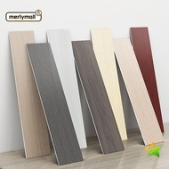 MERLYMALL Floor Tile Sticker, Wood Grain Self Adhesive Skirting Line, Home Decor Windowsill Waterproof Living Room Corner Wallpaper