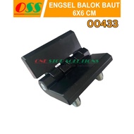 GENSET BOLT BLOCK HINGE SIZE 6CM X 6CM 60MM X 60MM