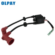 Ignition Coil 6B4-85570 For Yamaha Outboard Motor 2 Stroke 9.9D 15D 6B3 6B4 New Model 6B4-85570-00 B
