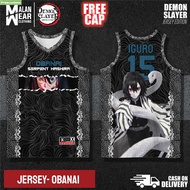 netral Original Demon Slayer Anime short sleeves Tanjiro Nezuko Akaza cosplay;Basketball jerseys