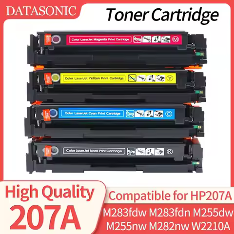 207A Compatible for HP 207a Toner Cartridge M283fdw M283fdn M255dw M255nw M282nw CF207A W2210A Print