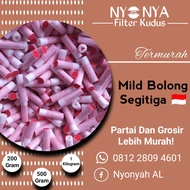 Busa Gabus Filter Mild Super Bolong Segitiga 1 Kilo