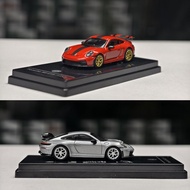PARA 1:64 Porsche 911 GT3 992.2 2025 Alloy Car Diecasts & Toy Vehicles Car Model Miniature Scale Mod