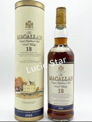 Macallan 1985 - 18 years Scotch Whisky 700ml 麥卡倫威士忌 Sherry Oak