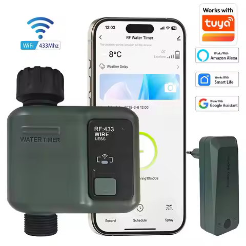 WIFI Smart Garden Watering Timer Automatic Sprinkle Water Timer Valve Outdoor Irrigation Watering Sy