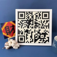 【客製 • 開店禮物】QR Code - 中型尺寸積木招牌