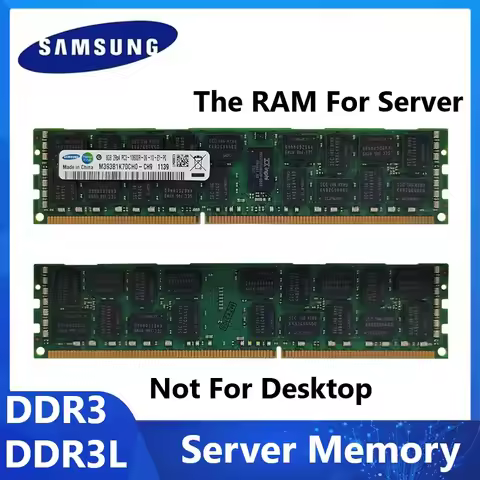 SAMSUNG DDR3 DDR3L Server Memory RECC Server RAM Registered Memory 32GB 16GB 8GB 4GB Memoria 1866 16