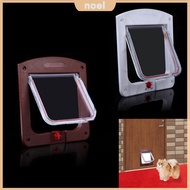Cat Flap Door Lockable Dog Interior Door Small Pet Gate Door Kit for Dog Cats