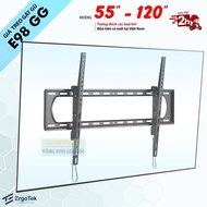 ErgoTek E98 GG 55 - 120 inch Nodding Tv Mount - Tv Mounting Frame Adjustable Tv Tilt 10 Degrees [Che