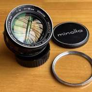 Minolta AUTO ROKKOR-PF 58mm f/1.4