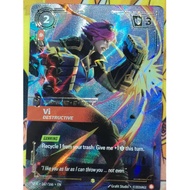 Riftbound Card Game VEN • 167/166 • EN Vi – Destructive [Overnumber]