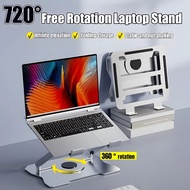 Laptop Stand Tablet Stand 360 RotationFoldable Desk Laptop Adjustable Metal Stand