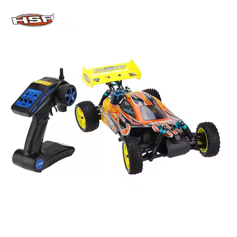 HSP 94166 1/10 4WD 2.4G RC Off-road Buggy Methanol Powered Car with Level 18cxp Engine RC High Speed