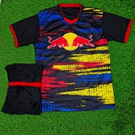 HITAM Non APPAREL PLAIN PRINTING JERSEY 2021 2022 RB LEIPZIG AWAY FOOTBALL JERSEY MODEL BLACK